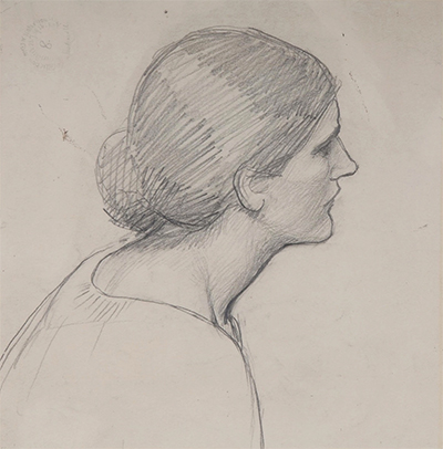 Girl's Head and Shoulders